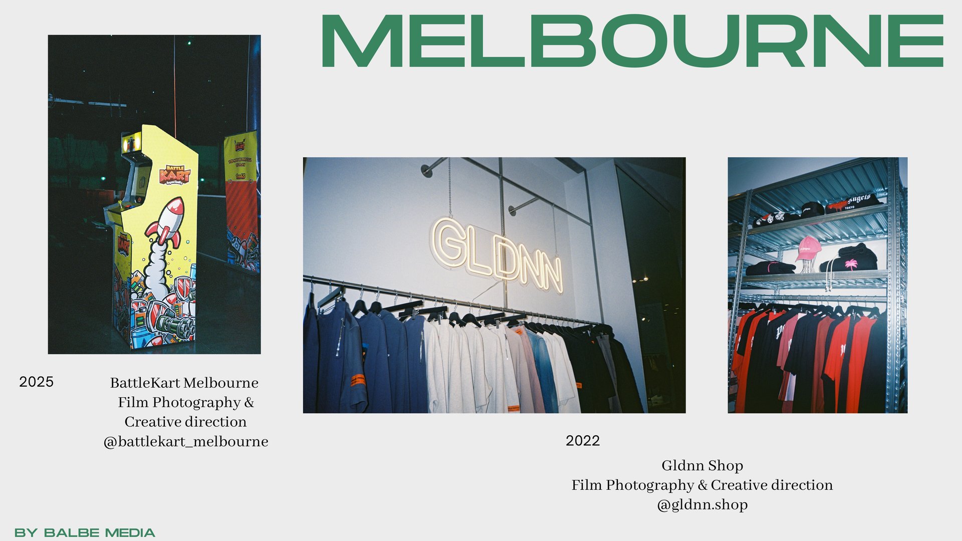 Melbourne — BattleKart Melbourne & Gldnn Shop Film Photography